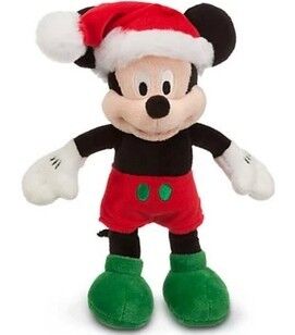 Noël rouge Mickey Mouse de jouets de peluche de Disney a bourré 45cm adaptés aux besoins du client