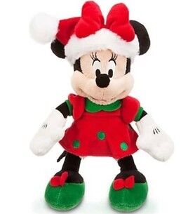Noël rouge Mickey Mouse de jouets de peluche de Disney a bourré 45cm adaptés aux besoins du client