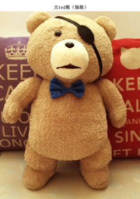 Le polyester rouge-brun de beaux de Ted d'ours de bébé jouets de peluche acceptent l'ODM d'OEM