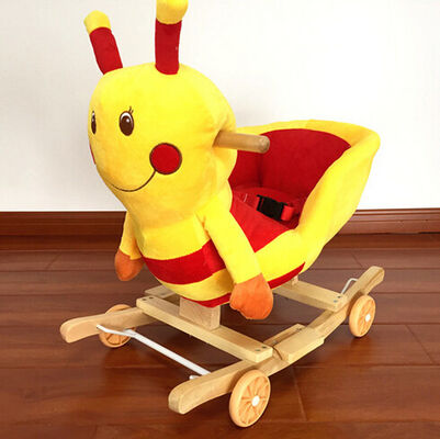 Jouets animaux de peluche d'abeille de chaise de basculage de bébé de mode pour le jeu d'enfants