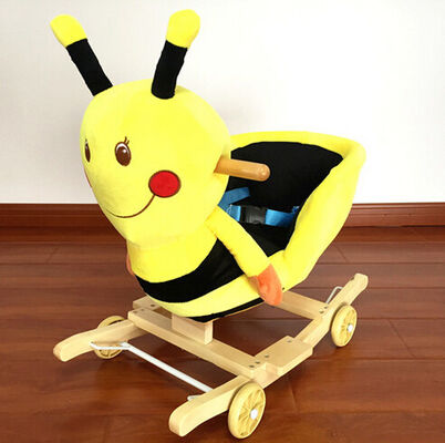 Jouets animaux de peluche d'abeille de chaise de basculage de bébé de mode pour le jeu d'enfants