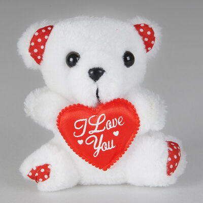 Ours de nounours bourré de jouets de jour de valentines de mode avec la célébration rouge de poussée de coeur