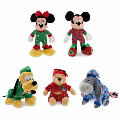 Bleu rouge mignon de promotion de vacances de Noël de jouets bourré par Disney de vêtements de nuit