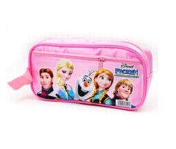 Poche animale de crayon de tirette d'Ana Elsa de bande dessinée de peluche de poche congelée de trousse d'écolier