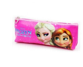 Poche animale de crayon de tirette d'Ana Elsa de bande dessinée de peluche de poche congelée de trousse d'écolier