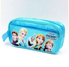 Poche animale de crayon de tirette d'Ana Elsa de bande dessinée de peluche de poche congelée de trousse d'écolier