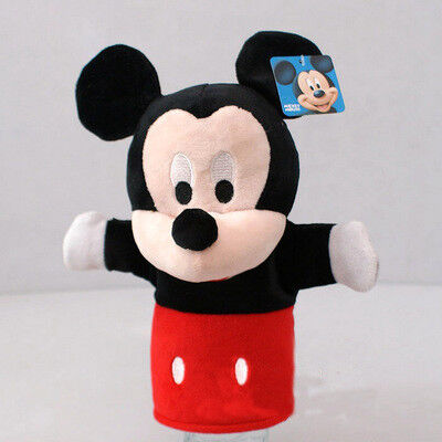 Belles marionnettes de main de peluche de Mickey Mouse Minnie Mouse pour des cadeaux de promotion