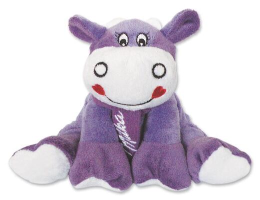 Petits jouets de peluche à Milka de peluche pourpre de vache pour des enfants d'enfants