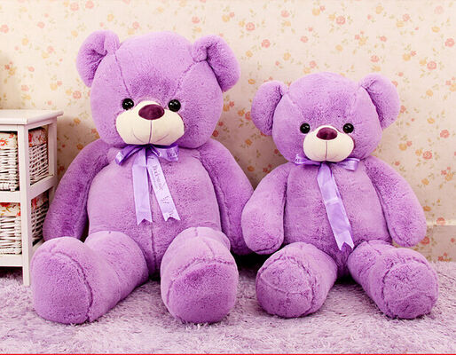 Peluche enorme pourpre d'ours de nounours de mode la grande joue la grande taille