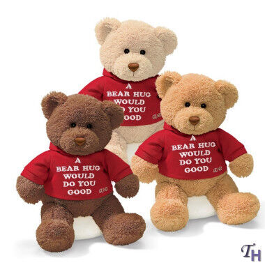 La peluche personnalisée joue l'ours de nounours de famille de trois Brown avec le T-shirt
