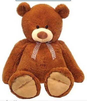 Les vacances blanches d'ours de nounours de 12 pouces bourrées jouent l'impression de broderie