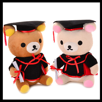 Ours de nounours de docteur Graduation Plush pour la célébration 30cm d'obtention du diplôme