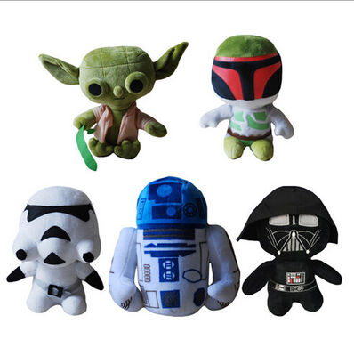 Vert mignon de 8 de pouce de Star Wars de bande dessinée de Disney poupées de peluche pour la collection