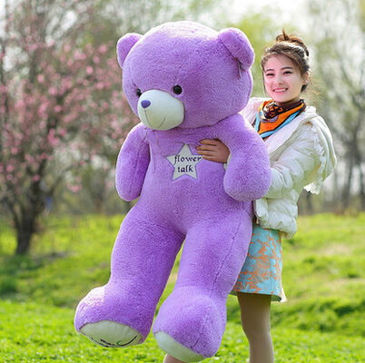 Ours de nounours pourpre de grande lavande enorme 30cm 45cm 60cm 100cm 120cm