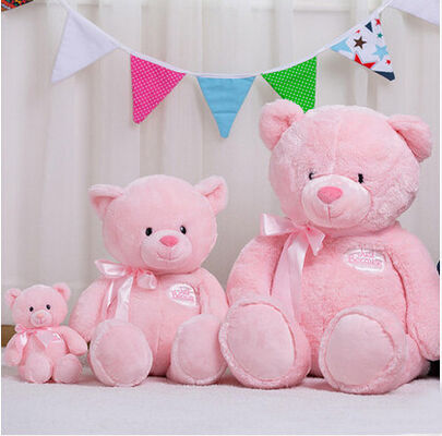 Beaux jouets mous bourrés bleus de peluche d'ours de nounours de 12 pouces pour des cadeaux de promotion