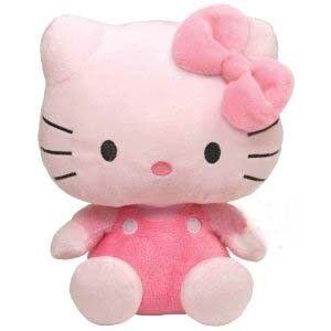 jouets de peluche bourrés belle Hello Kitty par bande dessinée de 20cm orange pour la collection