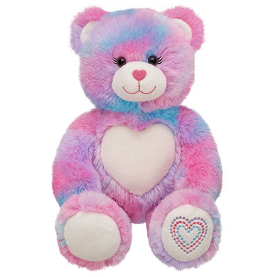 La mode et la peluche rose d'ours de nounours joue le matériel mou de mode