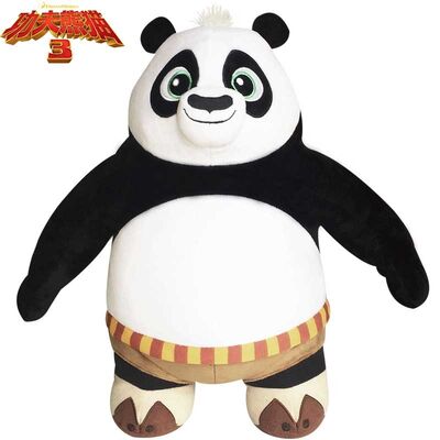 La peluche de bande dessinée de bande dessinée du panda 3 joue les poupées de peluche congelées par Disney