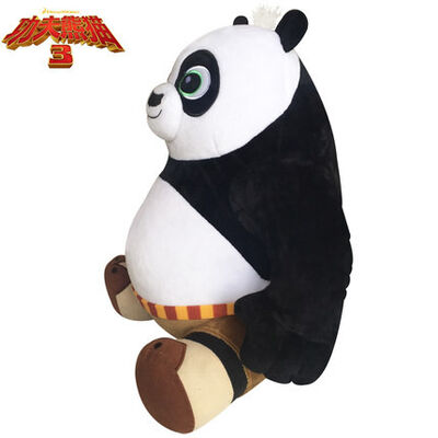 Nouvelle jouets de peluche bourrés du panda PO de pose de séance du panda 3 de Kungfu par bande dessinée