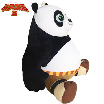 Nouvelle jouets de peluche bourrés du panda PO de pose de séance du panda 3 de Kungfu par bande dessinée