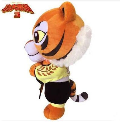 Jouets de peluche bourrés par bande dessinée mignonne de tigresse du panda 3 de Kungfu pour des cadeaux de promotion