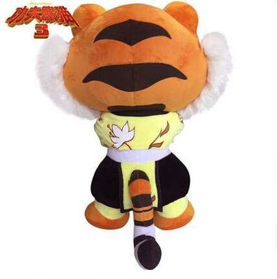 Jouets de peluche bourrés par bande dessinée mignonne de tigresse du panda 3 de Kungfu pour des cadeaux de promotion
