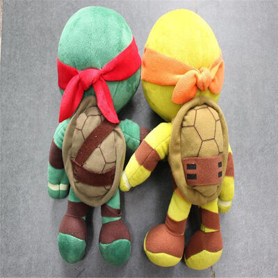 La bande dessinée adolescente des tortues 2 de Ninja de mutant a bourré des jouets de peluche d'enfants 12 pouces