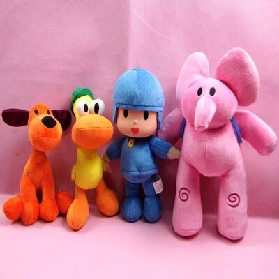 Beaux petits jouets de peluche bourrés par Pocoyo de bande dessinée pour la promotion 20cm