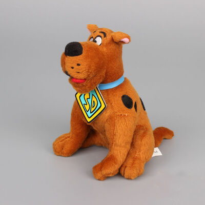 peluche originale de pose de séance de Scooby Doo de jouets de peluche de bande dessinée de 8inch Brown
