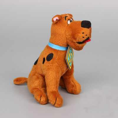 peluche originale de pose de séance de Scooby Doo de jouets de peluche de bande dessinée de 8inch Brown
