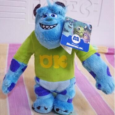 La peluche bourrée joue le nombre d'actions de Mike Wazowski d'université de monstres pour la collection