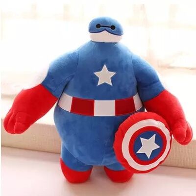 le beau grand héros 6 de 20cm et les vengeurs ont bourré des jouets de peluche pour des enfants