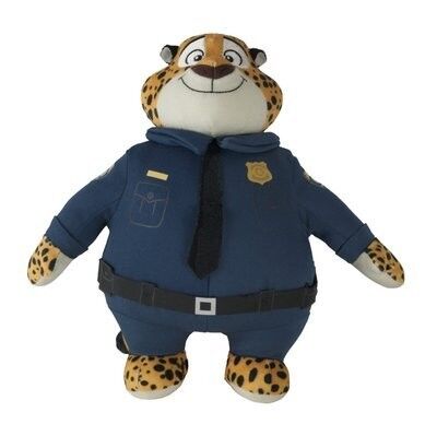 Les personnages de dessin animé Zootopia de Disney ont bourré des jouets de peluche de bande dessinée 9 pouces