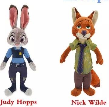 Brown et matériel mou de Zootopia Disney de peluche de peluches vertes de jouets