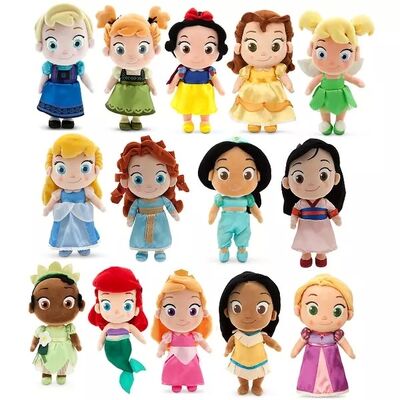 Façonnez à princesse mignonne Family Stuffed Plush Toys de Disney pour la collection 12 pouces