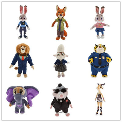 Brown et matériel mou de Zootopia Disney de peluche de peluches vertes de jouets