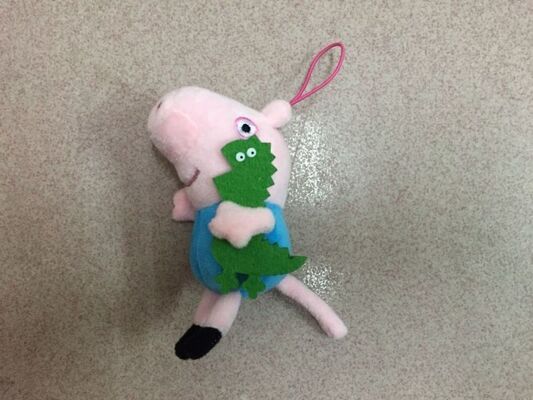 Jouets bourrés par Keychain de jouet de peluche de porc de Peppa pour des cadeaux de promotion