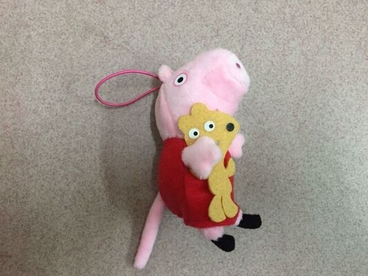 Jouets bourrés par Keychain de jouet de peluche de porc de Peppa pour des cadeaux de promotion