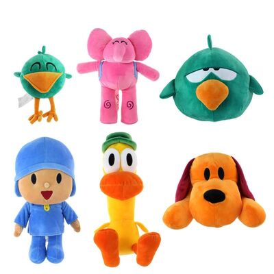 Beaux petits jouets de peluche bourrés par Pocoyo de bande dessinée pour la promotion 20cm