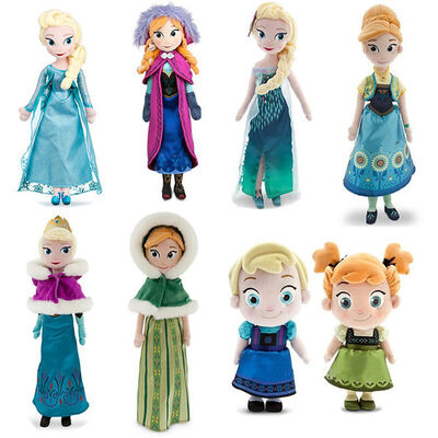 Ana congelée et la bande dessinée molle de jouets de peluche d'Elsa Disney ont bourré la poupée 20 pouces