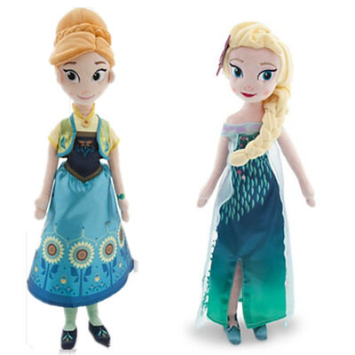 Ana congelée et la bande dessinée molle de jouets de peluche d'Elsa Disney ont bourré la poupée 20 pouces
