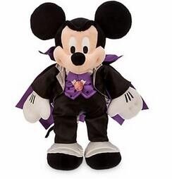 Le jour Minnie Mouse de Halloween pourpre et les jouets de peluche de Mickey Disney pour le festival de partie d'animaux familiers