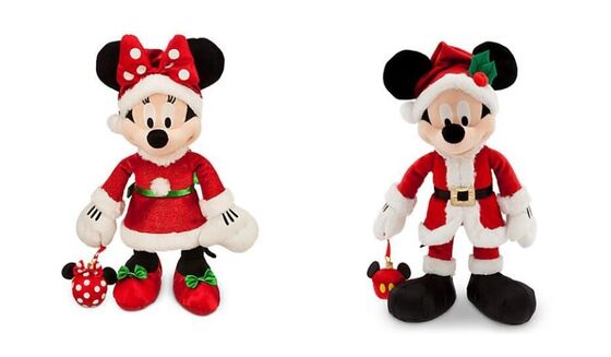 Noël Mickey Mouse de mode et jouets de peluche de Minnie Mouse Disney 40cm