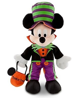 temps Mickey Mouse et Minnie Mouse de Halloween de jouets de peluche de 30cm Disney