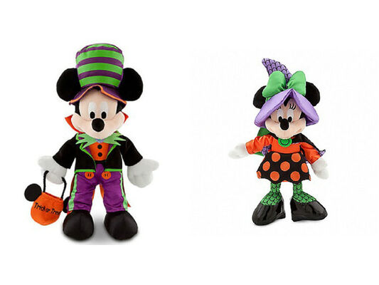 temps Mickey Mouse et Minnie Mouse de Halloween de jouets de peluche de 30cm Disney