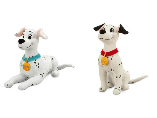 Jouets mous mignons de peluches dalmatiennes de Pongo de Disney et de peluche 101 de Perdita