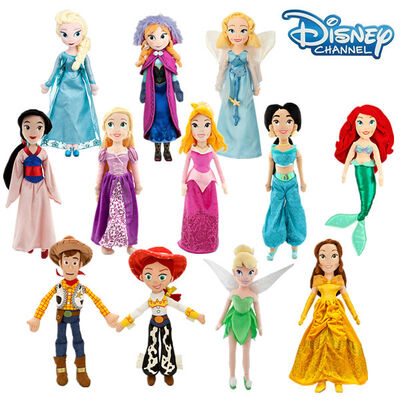 jouets originaux de princesse Family Cartoon Stuffed Plush de 50cm Disney