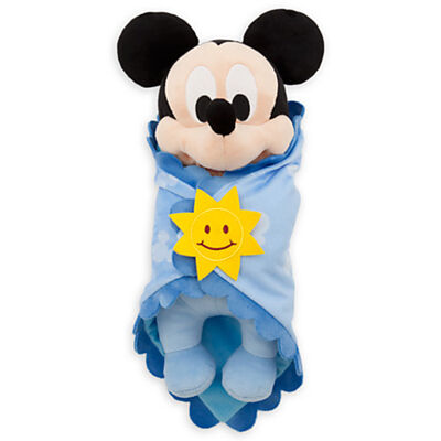 La poupée de peluche de Mickey Mouse de bébés de Disney/peluche originales joue la couleur de bleu de 30cm
