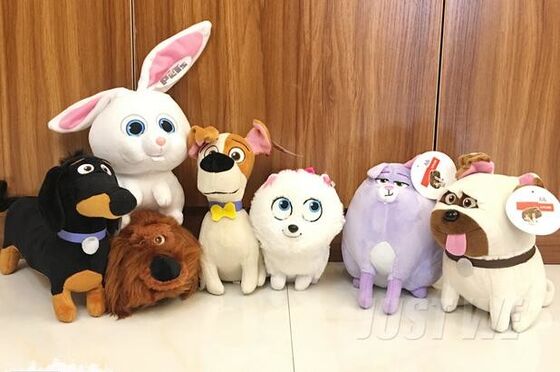 La peluche secrète de Disney de la vie d'animaux familiers joue les jouets bourrés par Disney de 6 - 8 pouces pour le festival