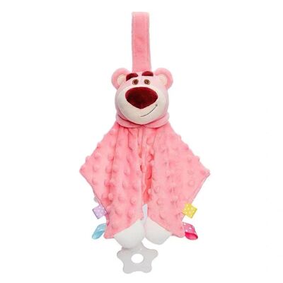 Elephent et jouets mignons de bébé de peluche de moutons avec le mamelon, tétine infantile de jouet de peluche